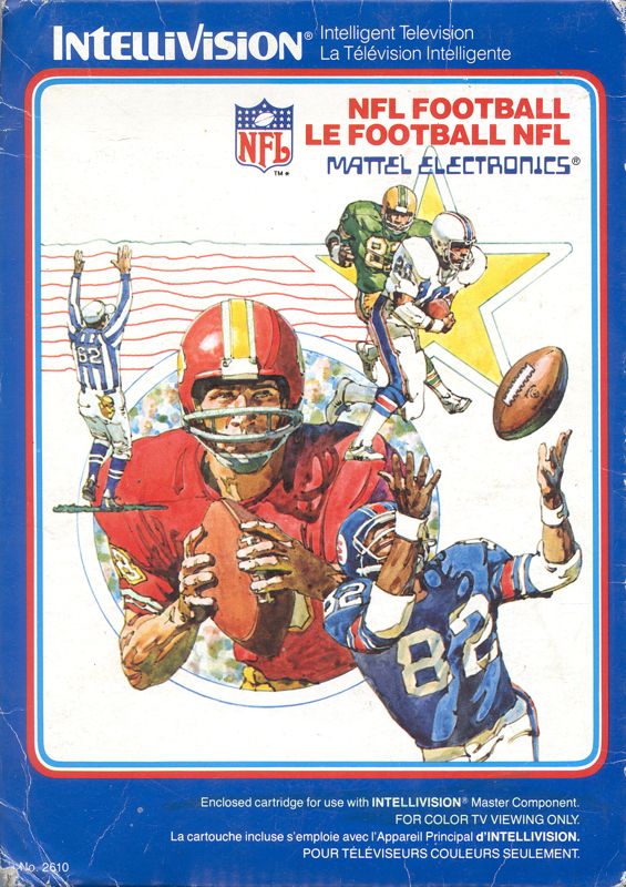 NFL Football box art for Intellivision